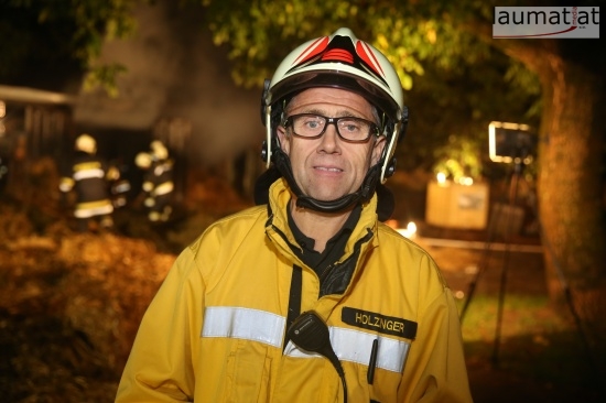 BR Werner Holzinger, Einsatzleiter der Feuerwehr Wels