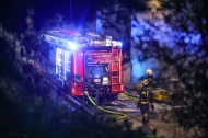 Brand: Aufwendiger Einsatz bei Abfallverwertungsunternehmen in Wels-Schafwiesen