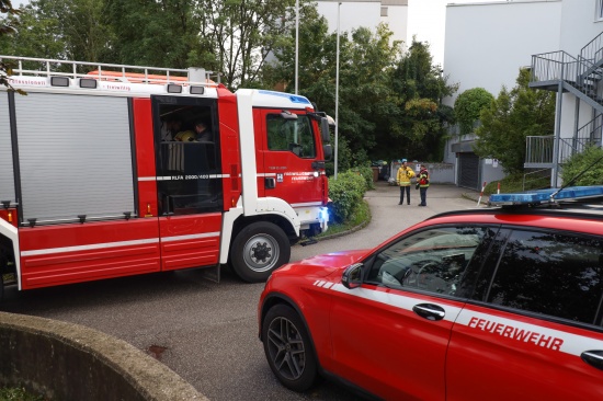 Abendessen in einer Mehrparteienhauswohnung in Wels-Vogelweide in Brand geraten