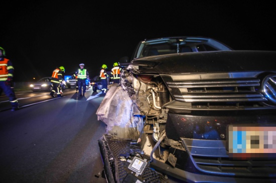 Auffahrunfall im dichten Abendverkehr auf Wiener Strae bei Marchtrenk