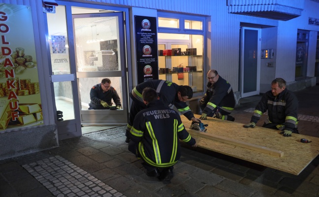 Nach Diebstahl von vermeintlichen Goldbarren wieder Einbruch bei Pfandhaus in Wels-Innenstadt