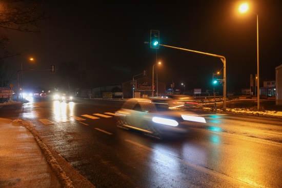 Kollision zweier PKW auf Wiener Stra�e bei Marchtrenk endet mit Sachschaden