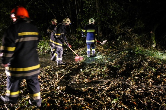 Sturmtief "Gonzalo" sorgt für zahlreiche Feuerwehreinsätze in Oberösterreich
