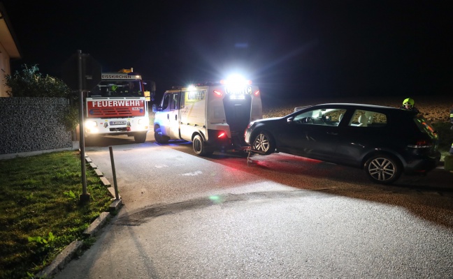 Feldhase löste Unfall in Weißkirchen an der Traun aus