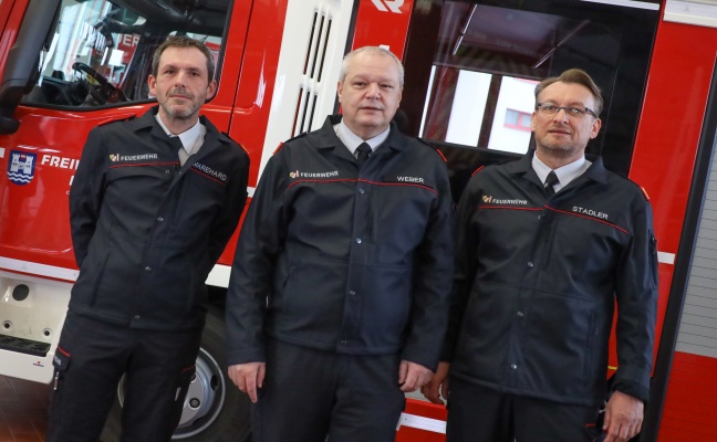 Feuerwehr der Stadt Wels hat Roland Weber zum neuen Kommandant gewhlt