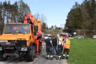 Unterführungsbauwerk beschädigt: LKW-Kran touchierte Brücke der Almtalbahn bei Pettenbach