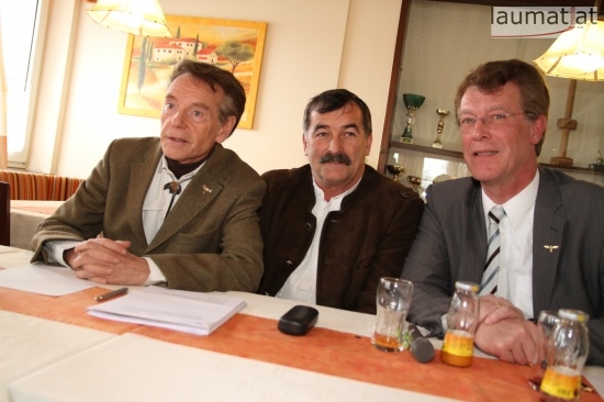 vlnr.: Univ. Prof. Dr. Bernhard Ltsch, Ing. Josef Ecker, Dipl.-Ing. Max Hofmann
