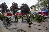 Brandverdacht bei Schule in Buchkirchen stellte sich als Containerbrand heraus