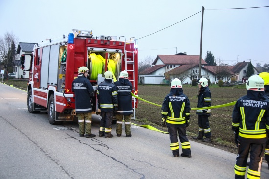 Heizungsstörung sorgte für Großeinsatz der Feuerwehr in Schlatt