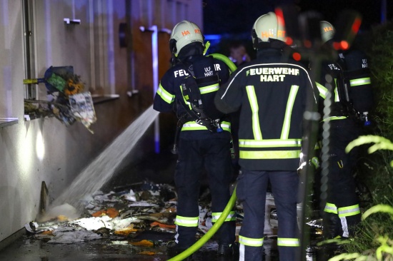 Brand in einem Jugendzentrum in Leonding sorgt fr Einsatz von drei Feuerwehren