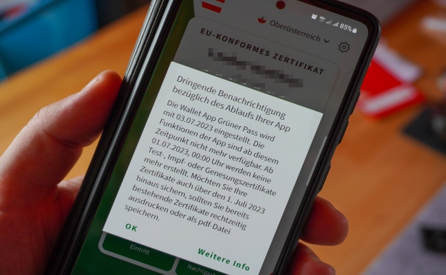 Covid-19: Meldepflicht fllt weg - Grner Pass-App wird eingestellt