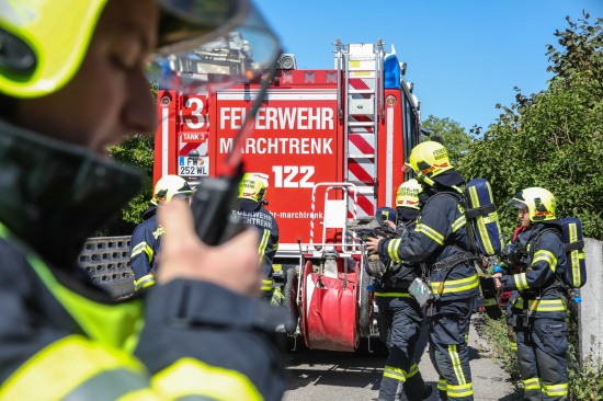 Kleinbrand in einem Wohnhaus in Marchtrenk rasch gelscht