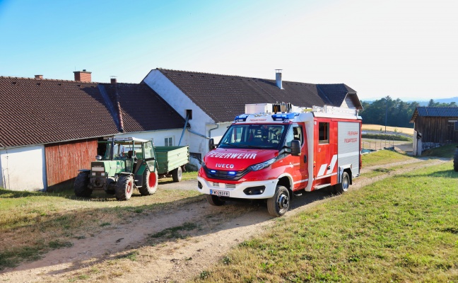 Entstehungsbrand auf Feld in Pregarten noch rechtzeitig entdeckt und gelscht