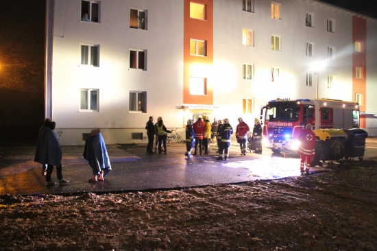 Drei Verletzte bei Wohnungsbrand in Wels