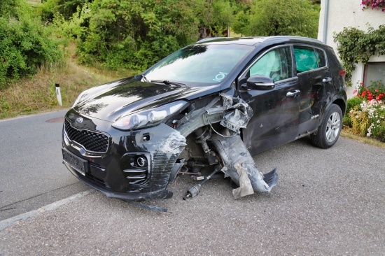 Angeblich schwerer Verkehrsunfall in St. Oswald bei Freistadt endete glimpflich