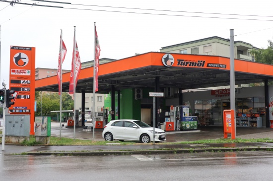 Versuchter Raubberfall auf Tankstelle in Linz-Kaplanhof