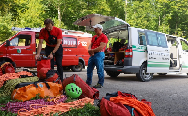 Tödlicher Absturz: Bergsteiger (29) am Föhrengrabeneck in Grünau im Almtal tot aufgefunden