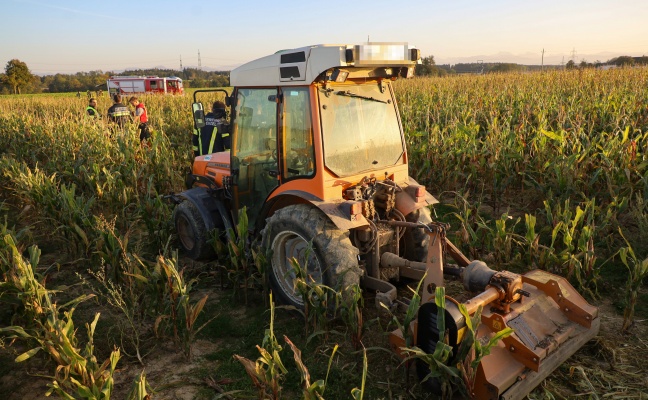 Kleinerer Brand an einem Traktor in Sipbachzell rasch unter Kontrolle