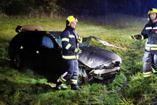 Verkehrsunfall in Walding fordert eine verletzte Person