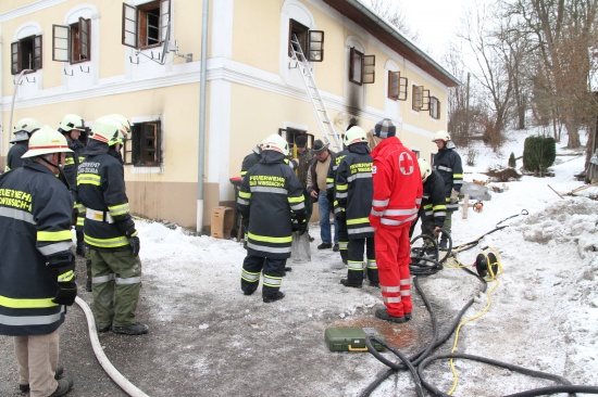 Wohnhaus in Bad Wimsbach ausgebrannt