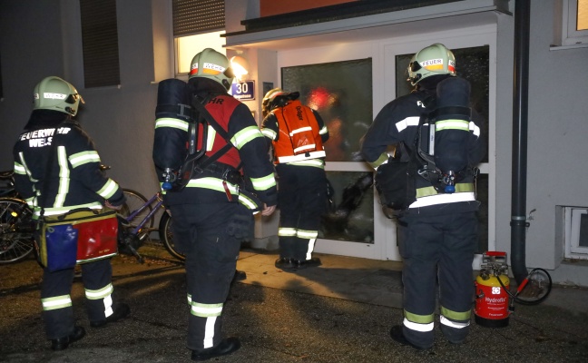 Gemeldeter CO-Verdacht in einer Wohnung in Wels-Pernau erwies sich als Fehlalarm