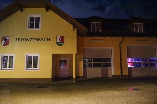 Einsatzkrfte zu Personenrettung nach Forstunfall in Hinzenbach alarmiert