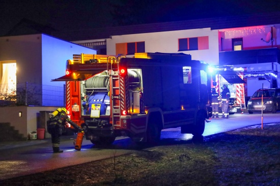 Brand eines Adventkranzes in einem Wohnhaus in Kremsmnster sorgte fr Einsatz dreier Feuerwehren