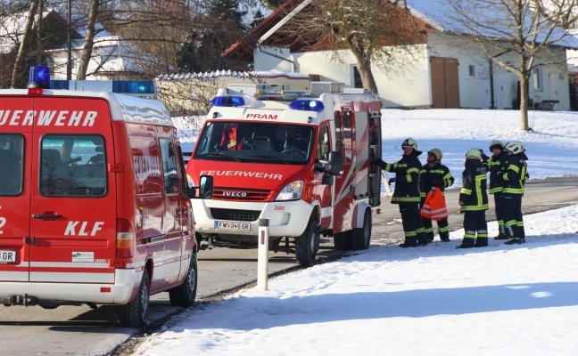 Kchenbrand in einem Wohnhaus in Pram sorgte fr Einsatz der Feuerwehr