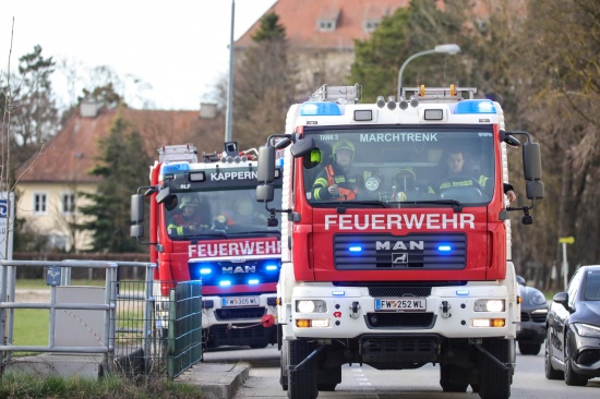 Gemeldeter Gebudebrand in Marchtrenk stellte sich als Fehlalarm heraus