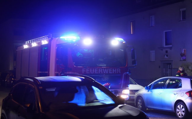 Feuerschale lste Einsatz der Feuerwehr in Wels-Neustadt aus