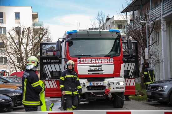 Angebranntes Kochgut sorgte fr Einsatz zweier Feuerwehren in Thalheim bei Wels