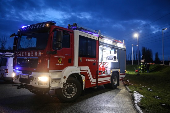 Einsatz bei unterirdischem Kabelbrand in Gunskirchen