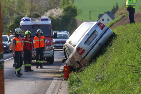 Verkehrsunfall im dichten Abendverkehr auf Innviertler Strae bei Krenglbach sorgte fr Stau