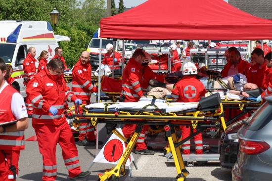 Regionalbung "Cumulonimbus": 24 Stunden lang bebten hunderte Einsatzkrfte Groschadensereignisse