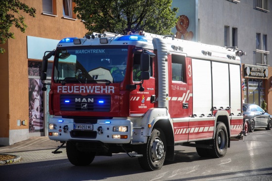 Piepsender CO-Warnmelder sorgte fr Einsatz der Feuerwehr in Marchtrenk