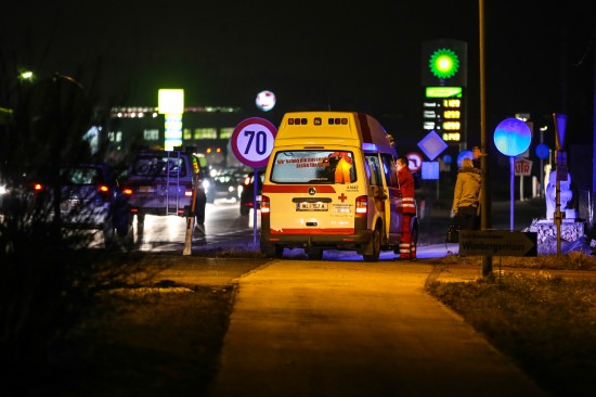 Vier Verletzte bei Verkehrsunfall im Abendverkehr in Marchtrenk
