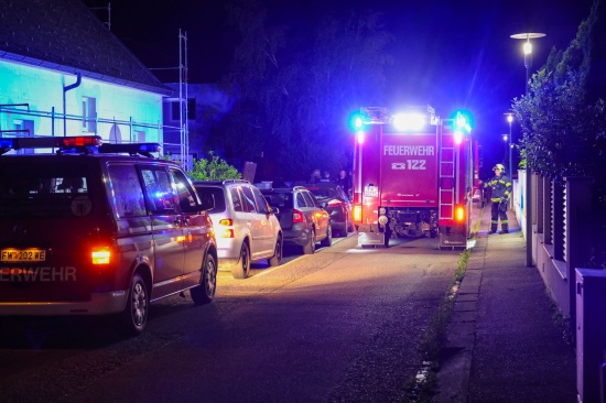 Lagerfeuer im Fernseher: Optische Tuschung lste kurzzeitig greren Einsatz in Wels-Neustadt aus