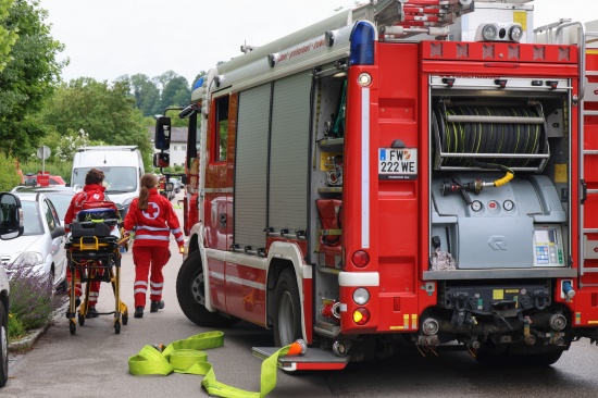 Brand in der Kche eines Mehrparteienwohnhauses in Wels-Lichtenegg