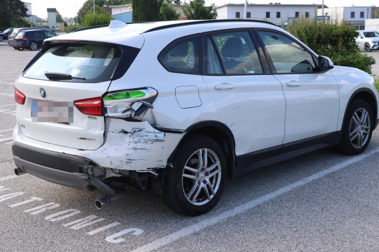 Auffahrunfall auf Wiener Strae bei Gunskirchen fordert eine verletzte Person