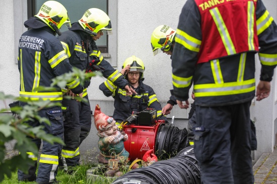 Einsatz wegen erhhter Kohlenmonoxidkonzentration in einem Wohnhaus in Marchtrenk