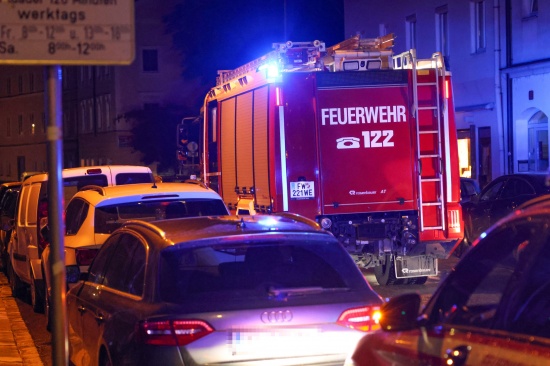 Brandalarm in Wels-Innenstadt stellte sich zum Glck als Fehlalarm heraus