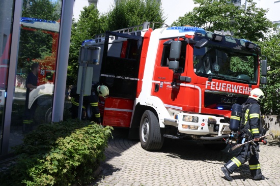 E-Herd eingeschaltet: Dringende Trffnung mit Brandverdacht in Wels-Vogelweide