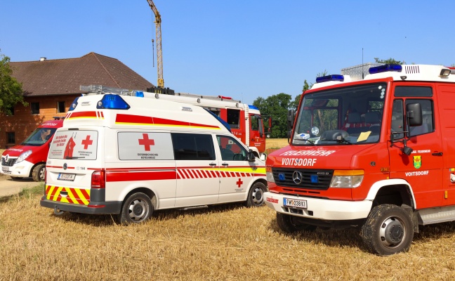 Vier Feuerwehren bei Brand in einem Zimmer in Ried im Traunkreis im Einsatz