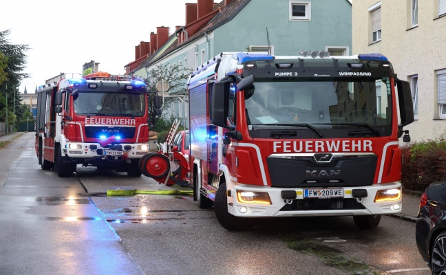 Heftiges Gewitter mit Starkregen sorgt fr rund 150 Einstze der Feuerwehr in Obersterreich