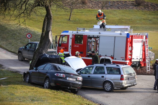 Verkehrsunfall in Weikirchen an der Traun endet glimpflich