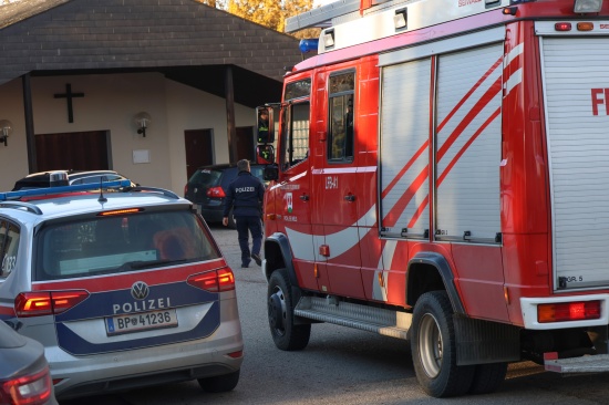 Pichl bei Wels: Gefhrlicher "Gasbrand" entpuppte sich als ein in Vollbrand stehendes Sturmfeuerzeug