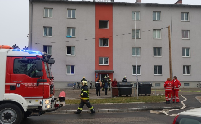 Vermeintlicher Kellerbrand: Wasserdampf aus defekter Heizung sorgte f�r Einsatz in Wels-Neustadt