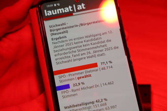 Landeshauptstadt: Dietmar Prammer (SP) mit deutlicher Mehrheit zum Linzer Brgermeister gewhlt