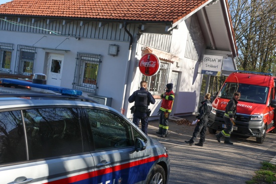 Einbrche in Welser Gastrolokale beschftigten die Einsatzkrfte von Polizei und Feuerwehr
