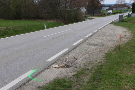 Verfolgungsfahrt mit gestohlenem Auto endete bei Wartberg an der Krems in Verkehrsunfall